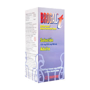 AMBROXOL-DEXTROMETORFANO SOL 120ML AD (BROGAL T)