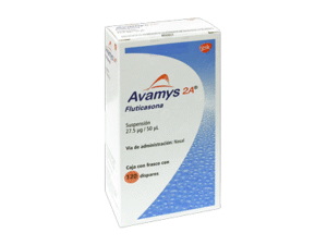 AVAMYS 2A 27.5UG/50UL SUSP 120