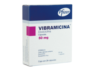 VIBRAMICINA 100MG CAP C10